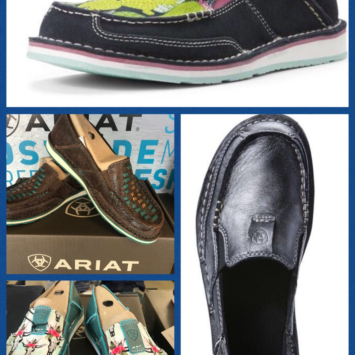 tooled ariat cruisers