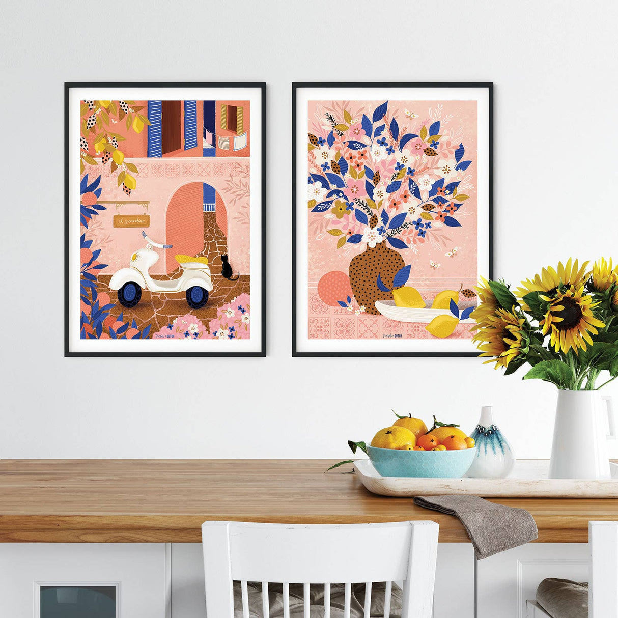 Diesel & Dutch Il Giardino Di Fiori 1000pc Wall Jigsaw Puzzle