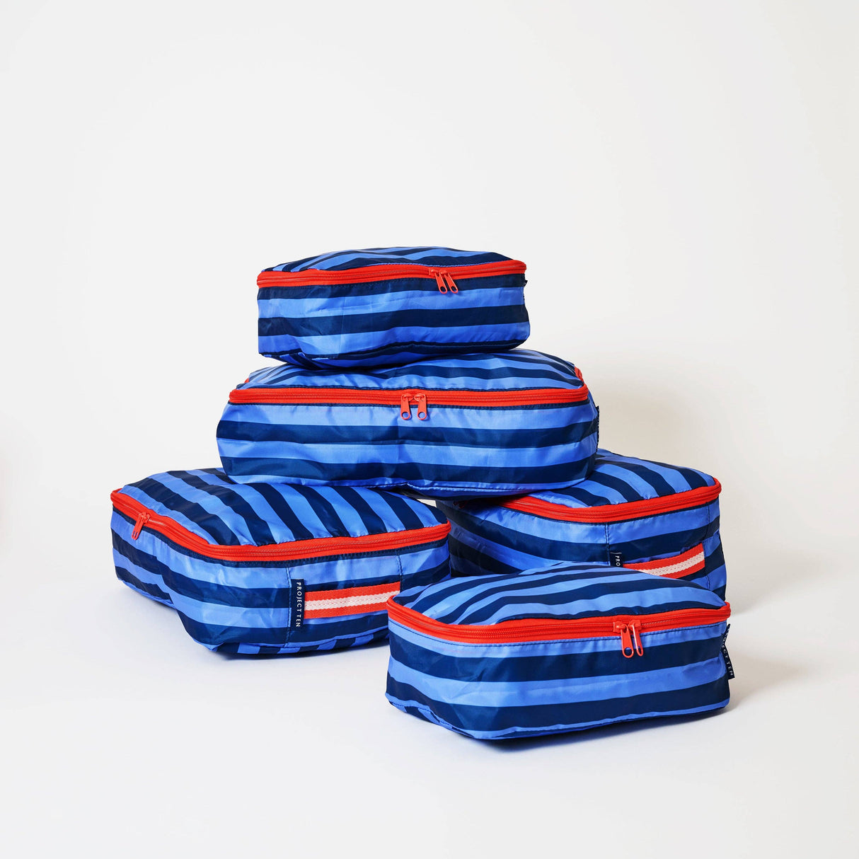 Project Ten Pty Ltd - Packing Cube Set – Blue Stripe