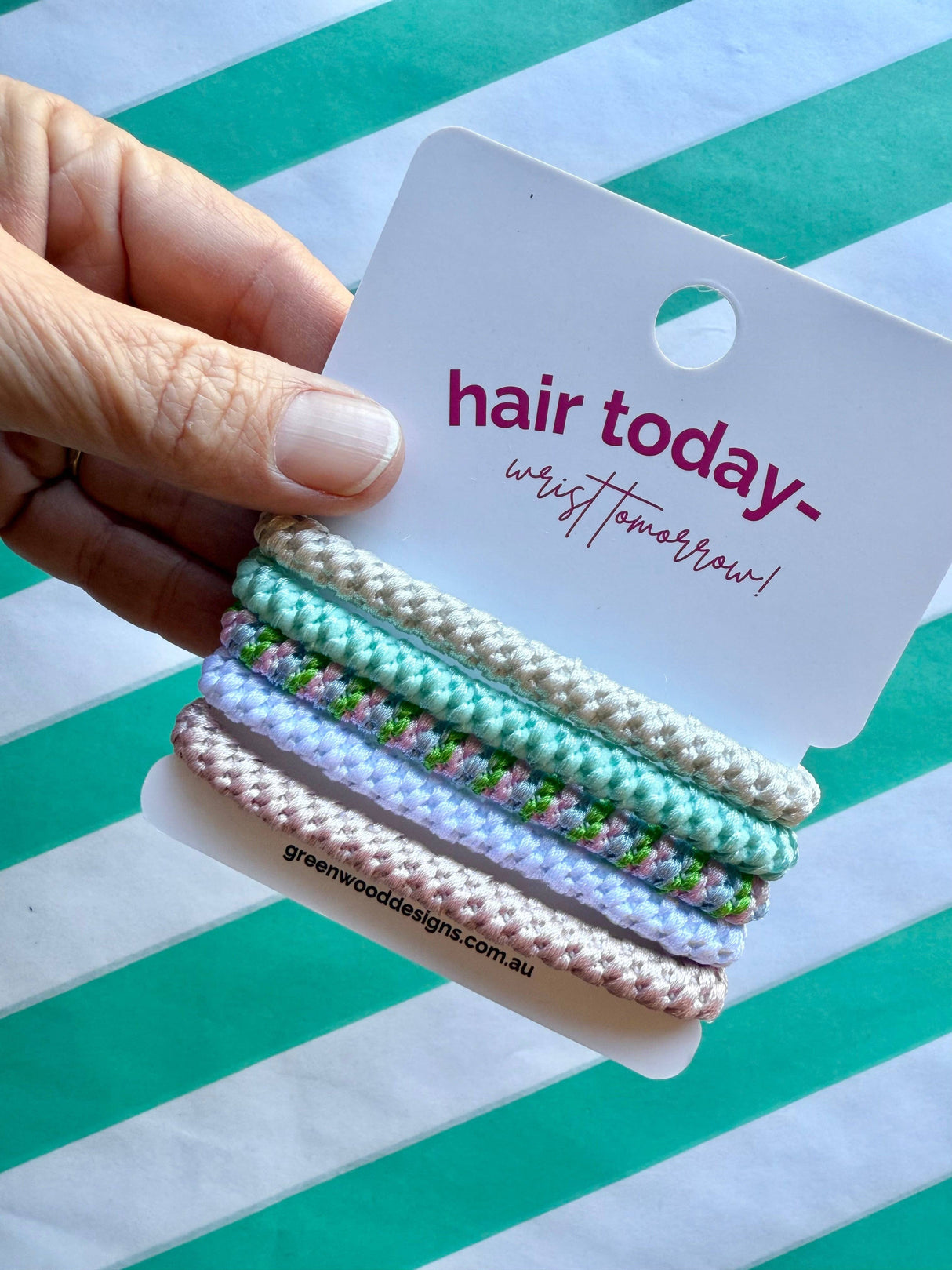 Greenwood Designs - Hair Elastics Pack - Gelato