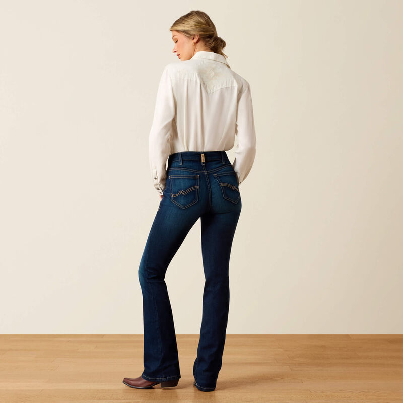 Ariat Ladies R.E.A.L. High Rise Ballary Boot Cut Jean - 10036813