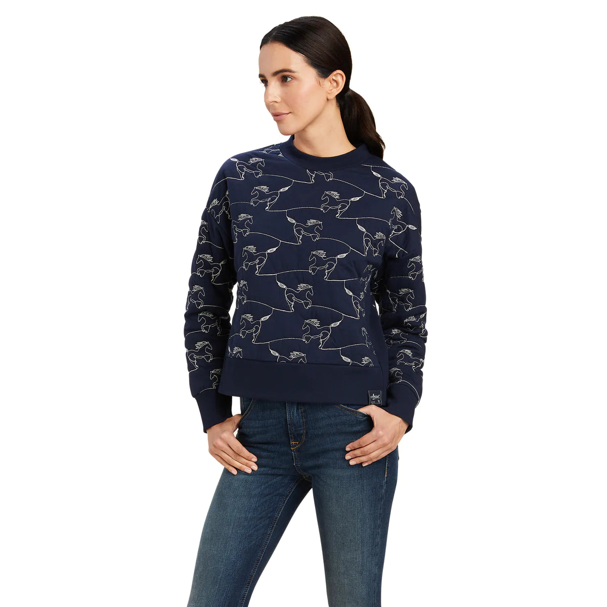Ariat Ladies Contour Equine Crew Jumper