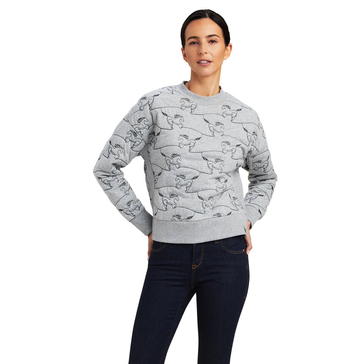 Ariat Ladies Contour Equine Crew Jumper