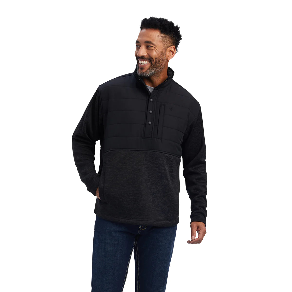 Ariat Mens Caldwell Reinforced Snap Sweater - 10041732