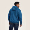 Ariat Mens Logo Hoodie Poseidon Heather