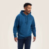 Ariat Mens Logo Hoodie Poseidon Heather