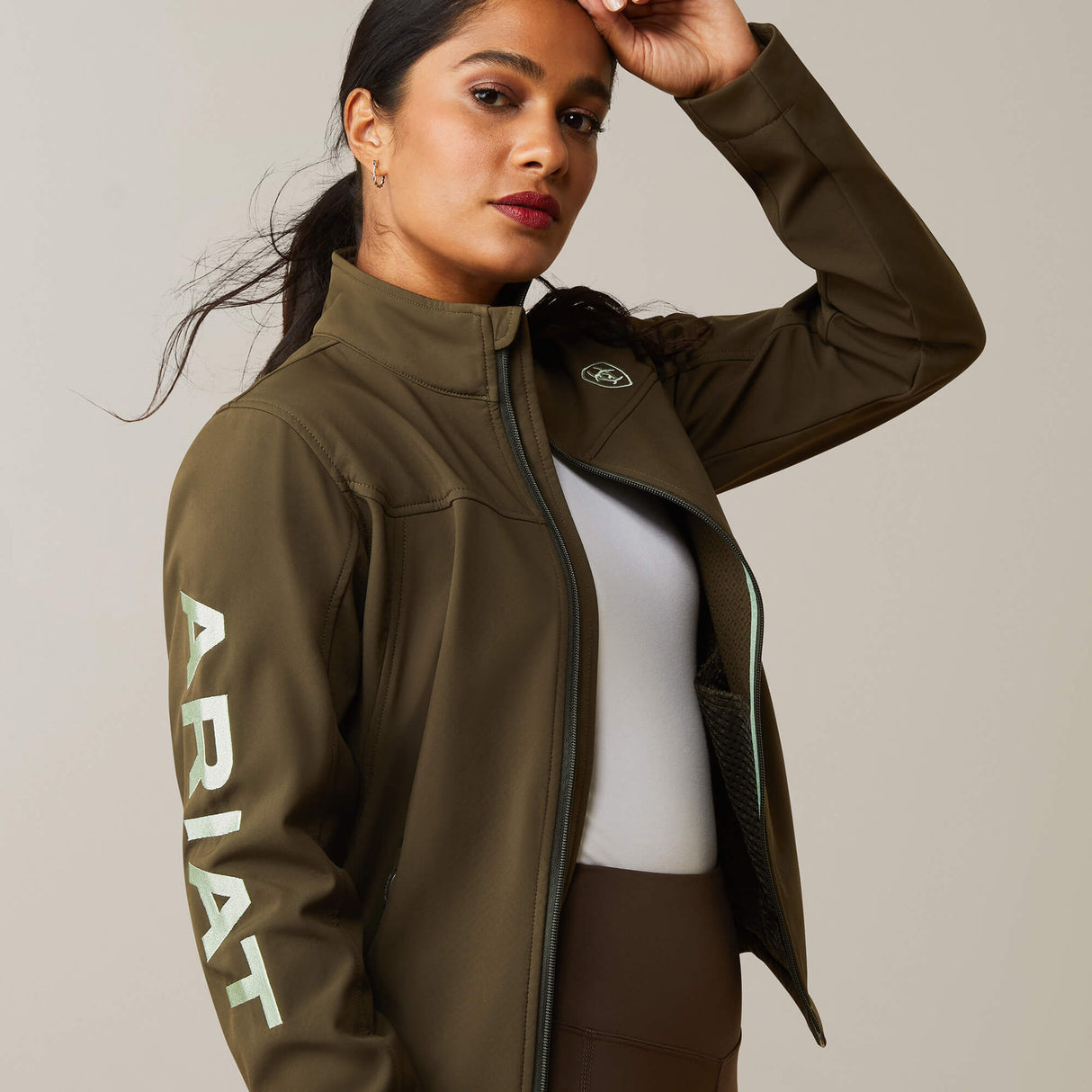 Ariat New Team Softshell Jacket Deep Relic