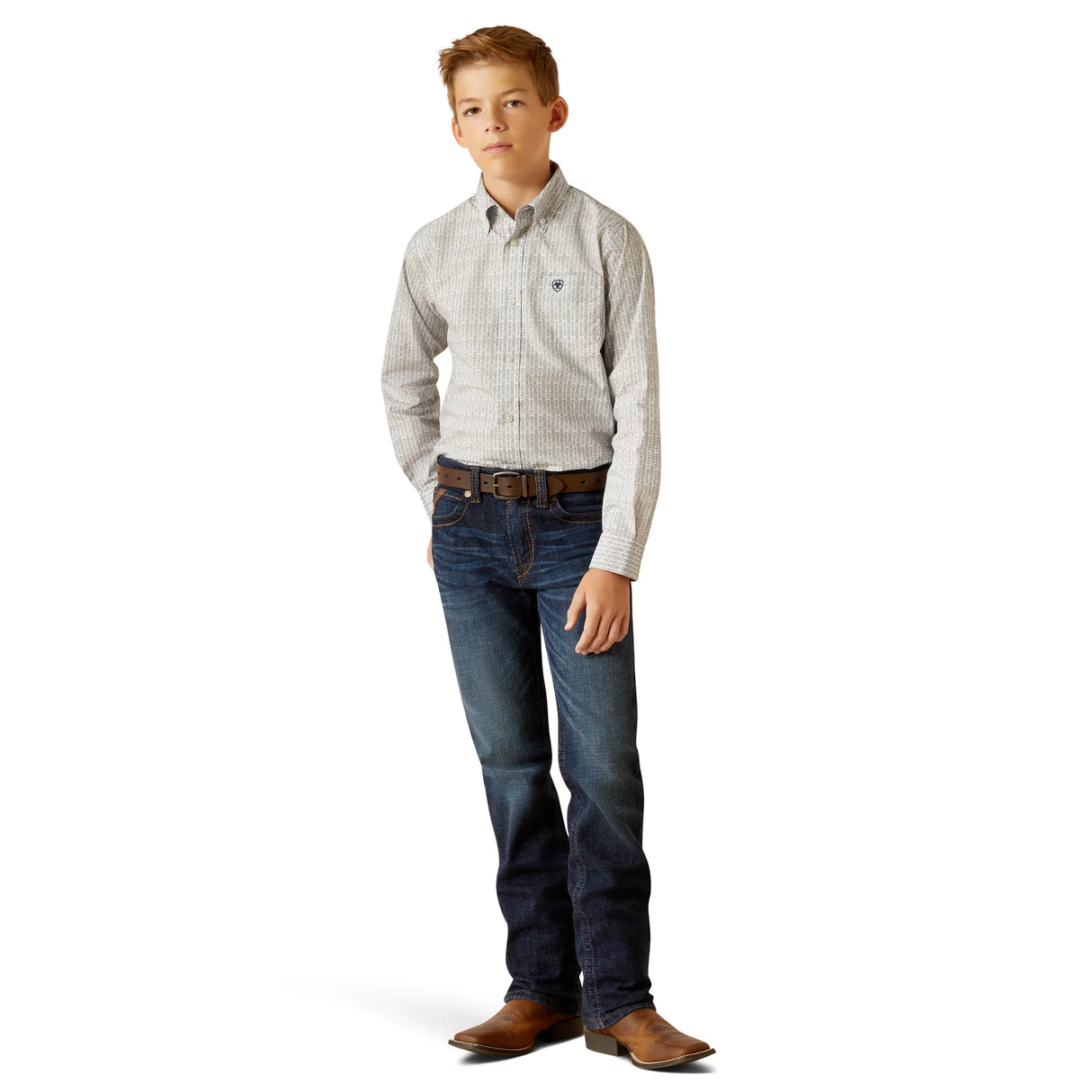 Ariat Boys Reign Long Sleeved Western Shirt