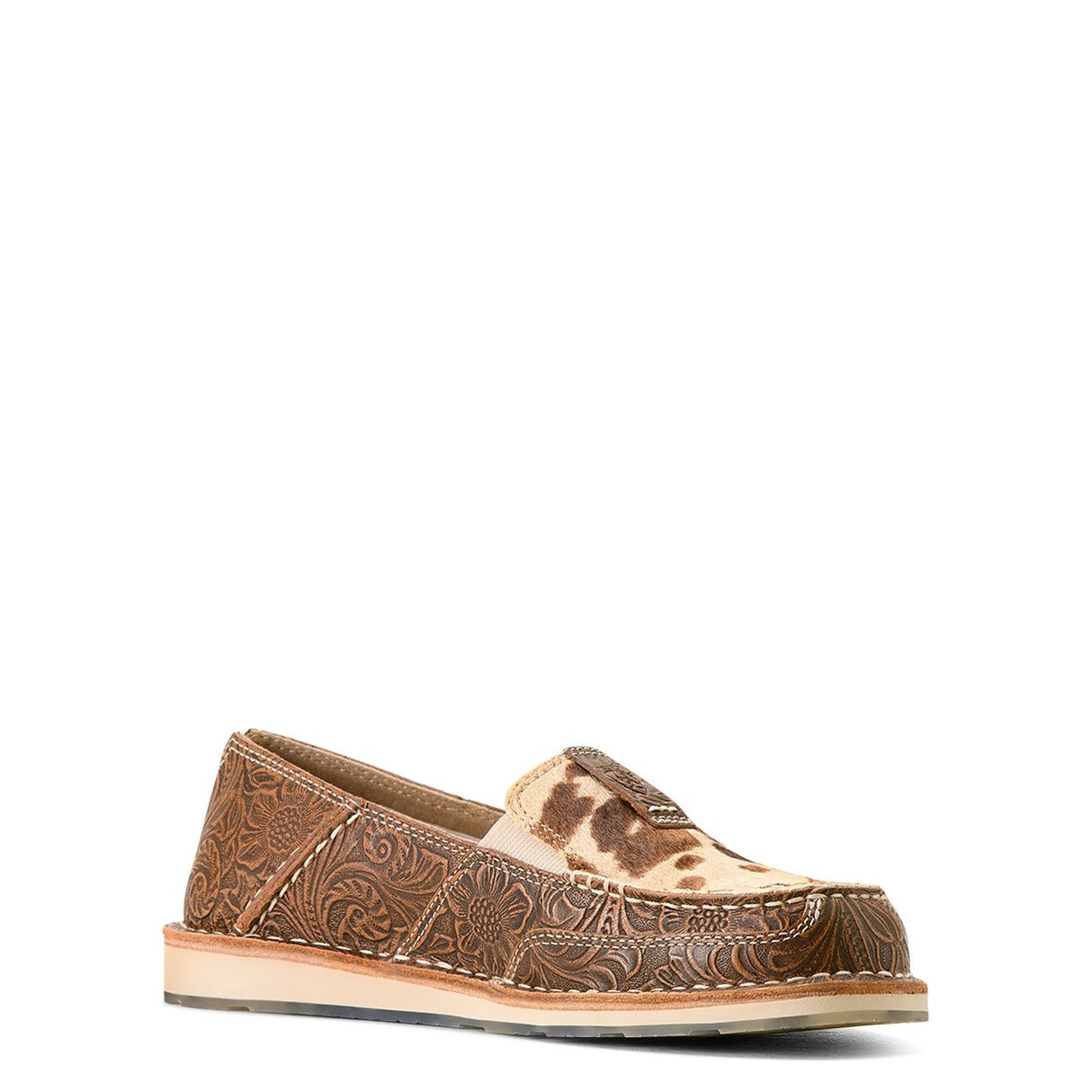 Ariat Womens Cruiser Tan & White Brindle Hair On