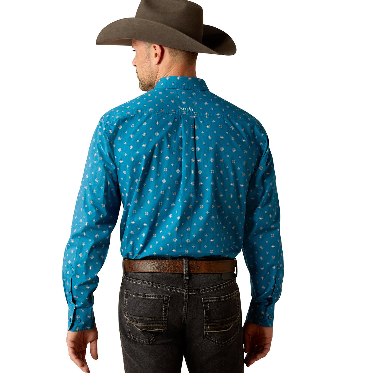 Ariat Mens Paxton Classic Fit Shirt - Teal - 10053869