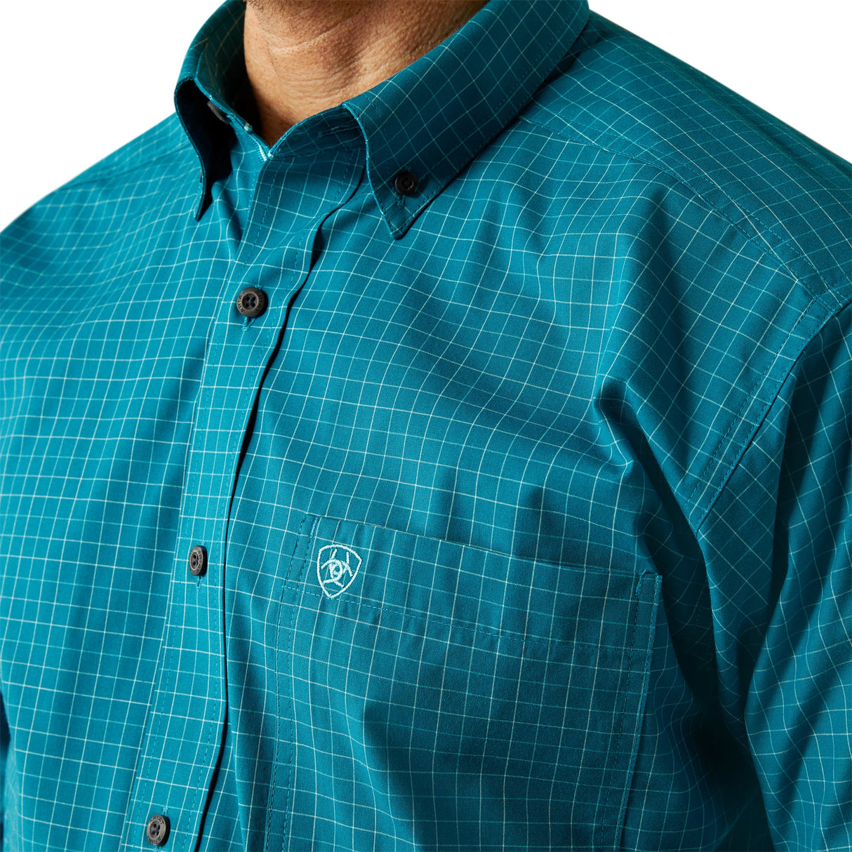 Ariat Mens Pro Series Porter Classic Fit Shirt - Dark Teal - 10053873