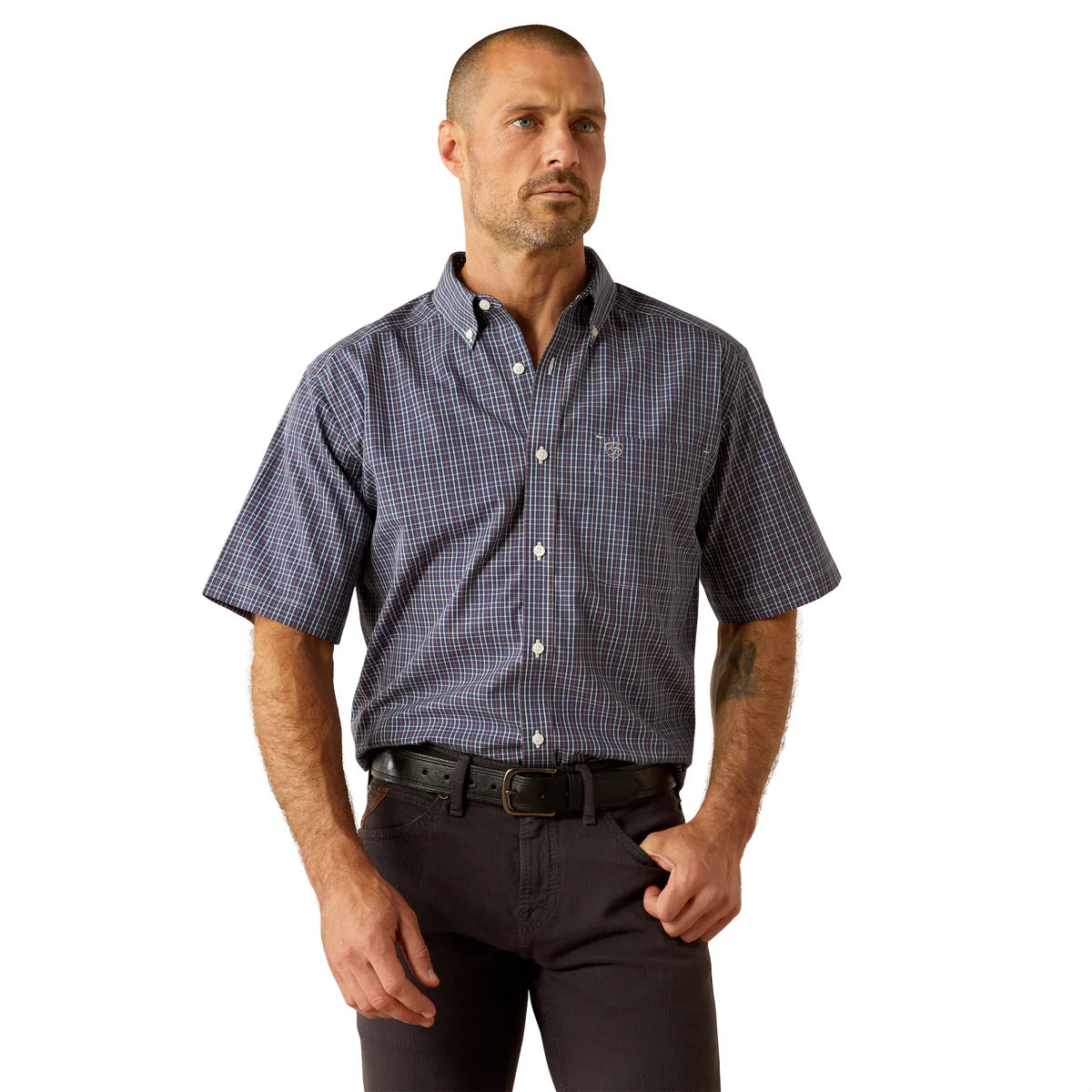Ariat Mens Wrinkle Free Oaklee Classic Fit S/S Shirt