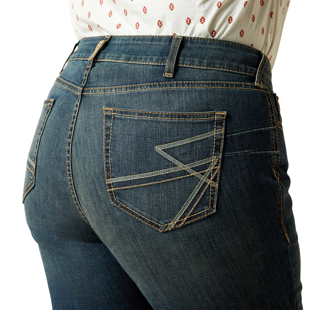 Ariat Womens Sonia Mid Rise Boot Cut Stretch Jeans