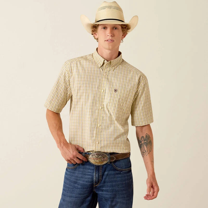 MEN'S ARIAT PRO SERIES PREISTLY CLASSIC FIT SHIRT - Sunlight Plaid