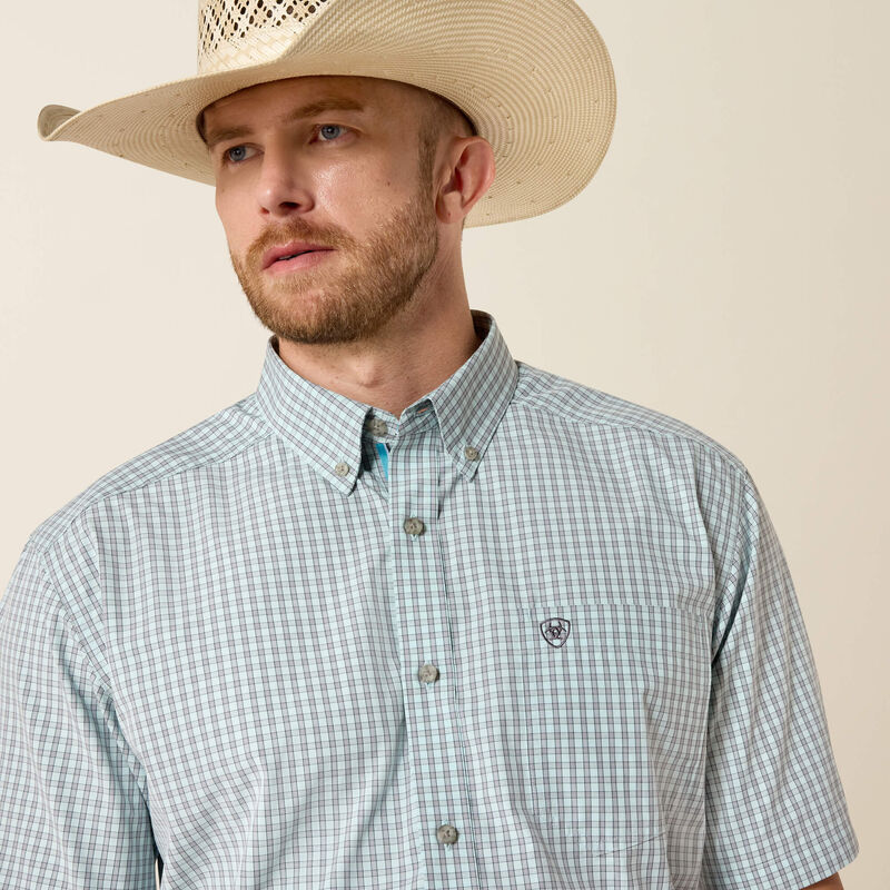 Ariat Mens Pro Series Proctor Classic Fit Shirt - Blue Elixir Plaid