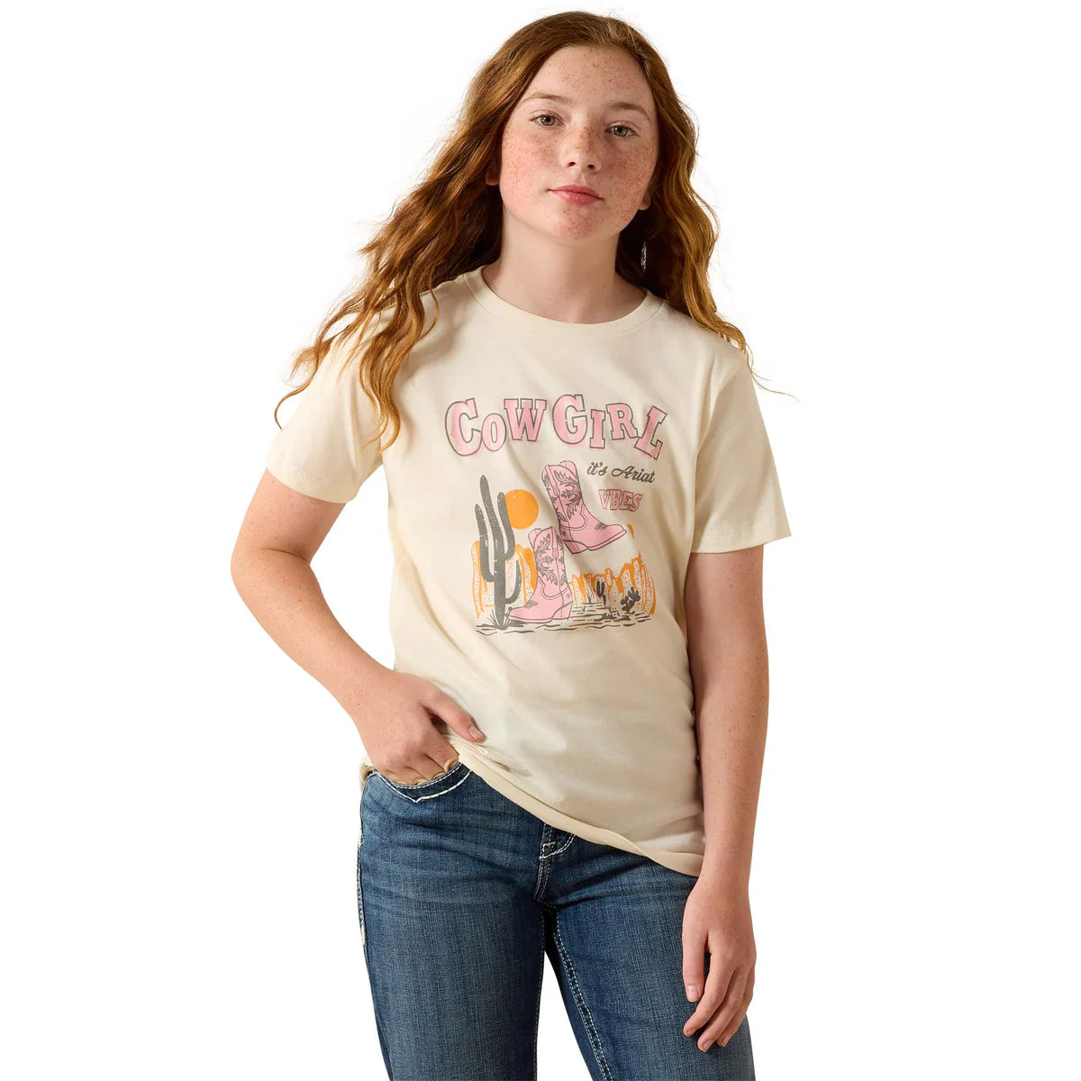Ariat Girls Cowgirl Vibes Tee