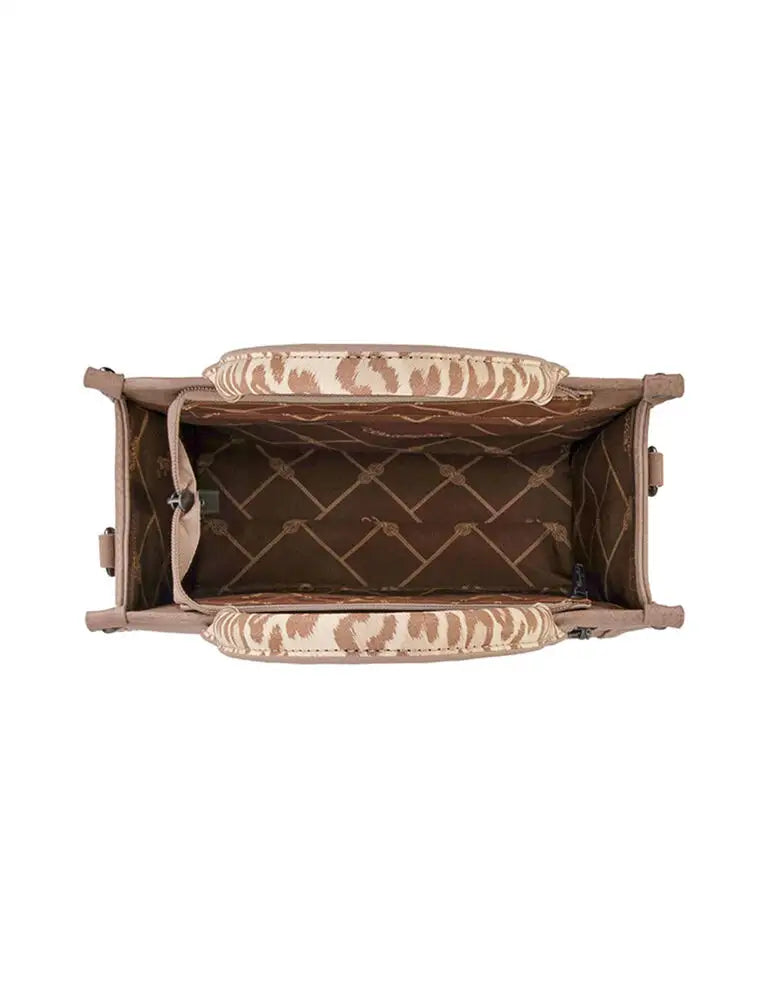 Wrangler Ladies Leopard Print Crossbody Bag