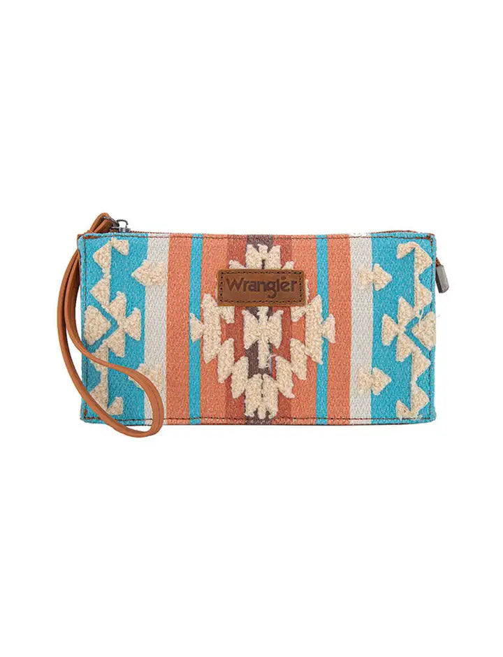 Wrangler Ladies Cilia Aztec Wristlet Purse