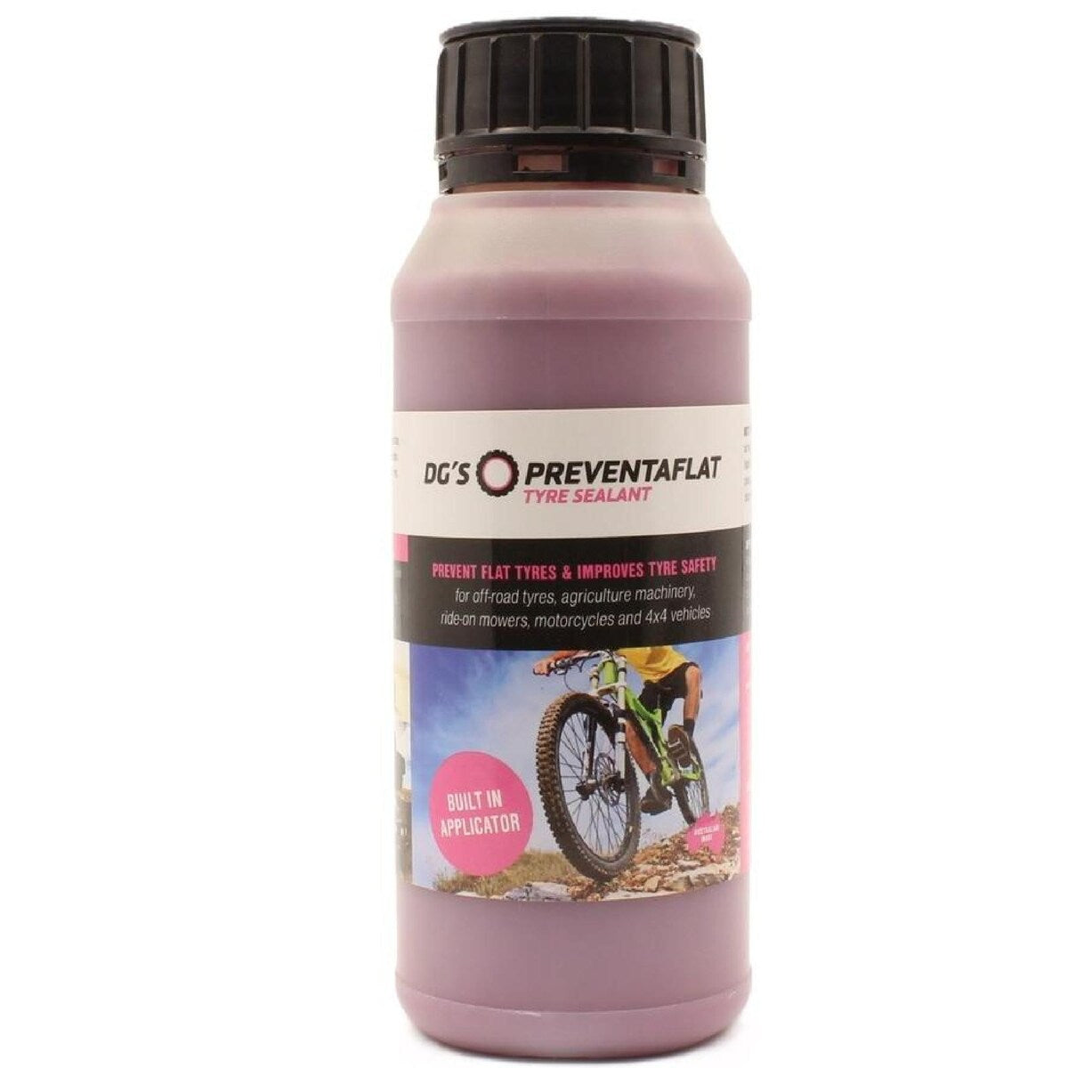 DG's Prevent-A-Flat Tyre Sealant for Tubed Tyres with Built in Applicator