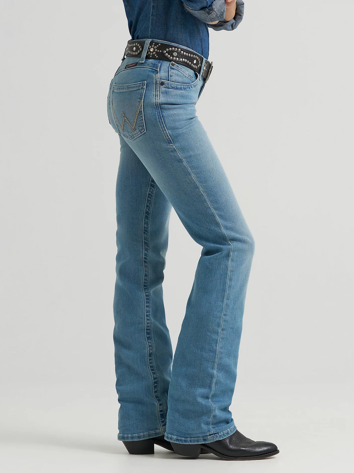 Wrangler Willow Mid Rise Boot Cut Jeans - 112352987