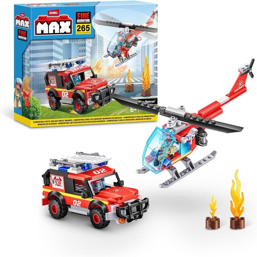 Zuru Max Fire Adventure 265 Bricks