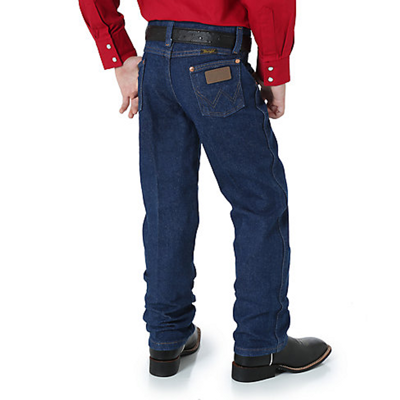 Wrangler Boy's Jeans  Cowboy Cut Original Fit  Prewashed Indigo Regular