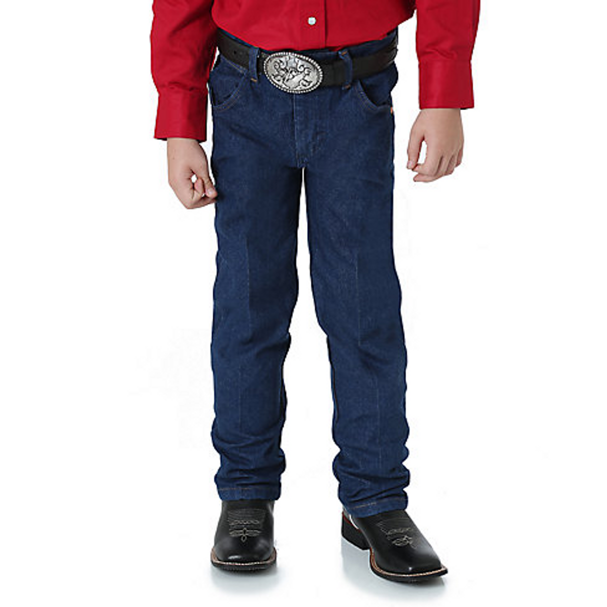 Wrangler Boy's Jeans  Cowboy Cut Original Fit  Prewashed Indigo Regular