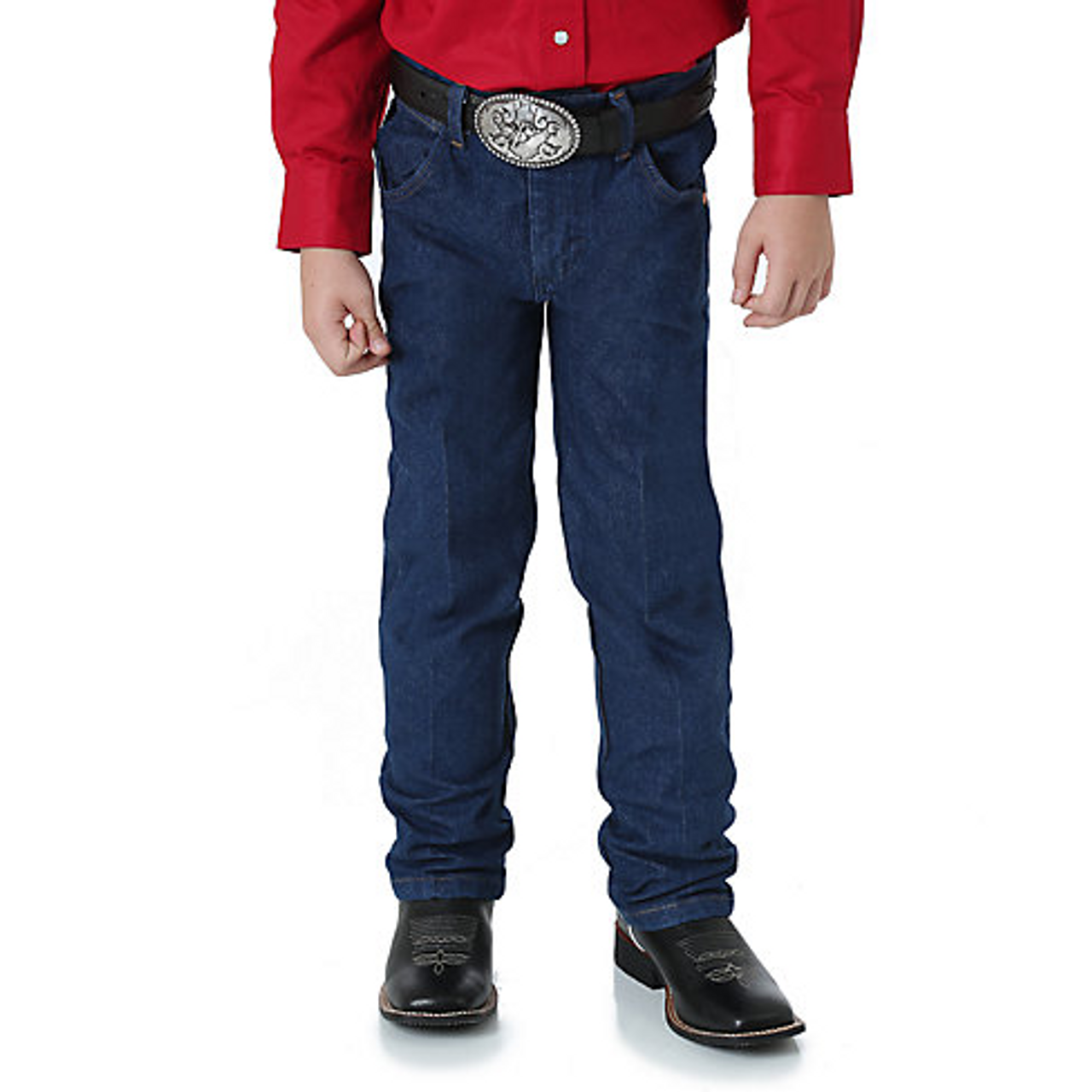 Wrangler Boy's Jeans  Cowboy Cut Original Fit  Prewashed Indigo Regular