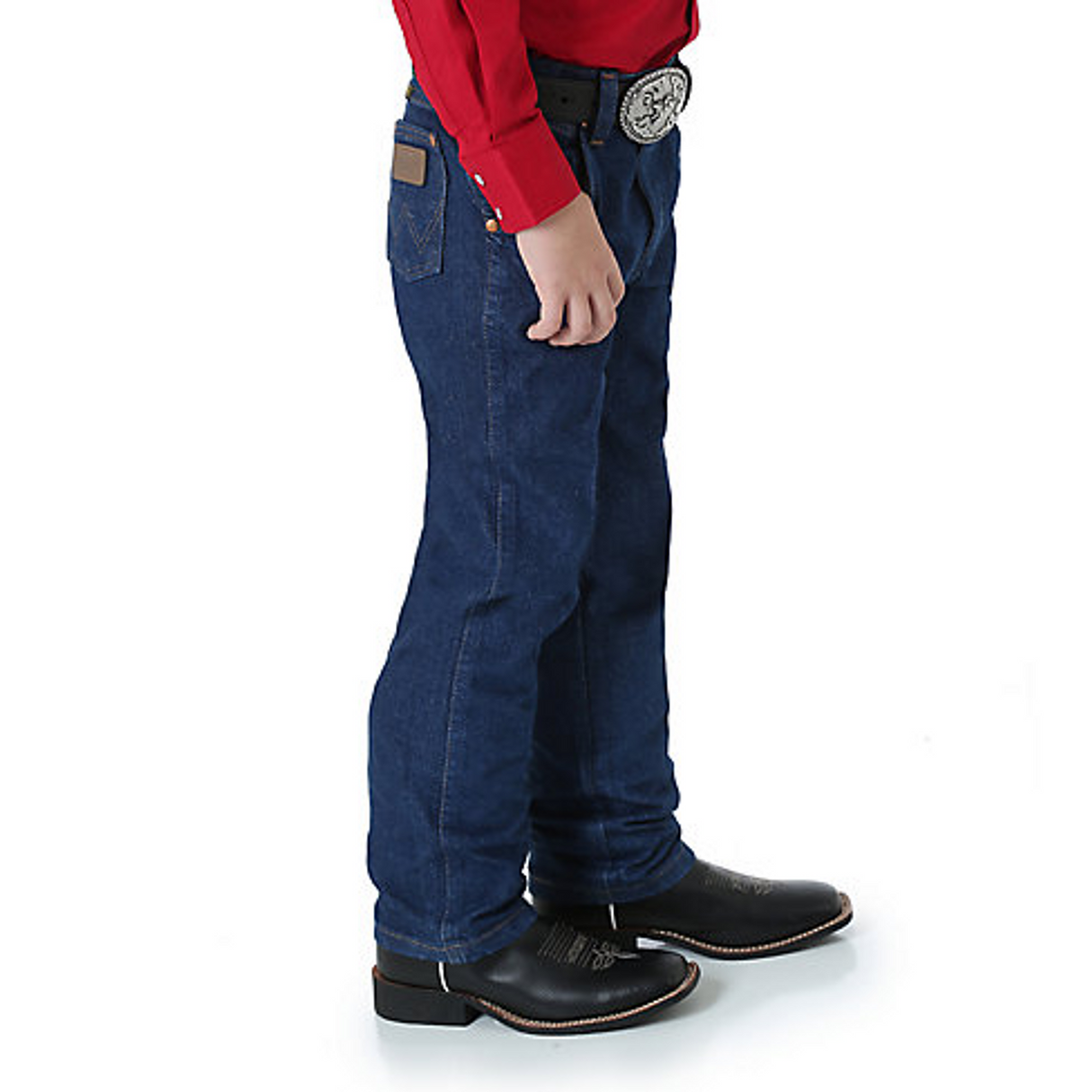 Wrangler Boy's Jeans  Cowboy Cut Original Fit  Prewashed Indigo Regular