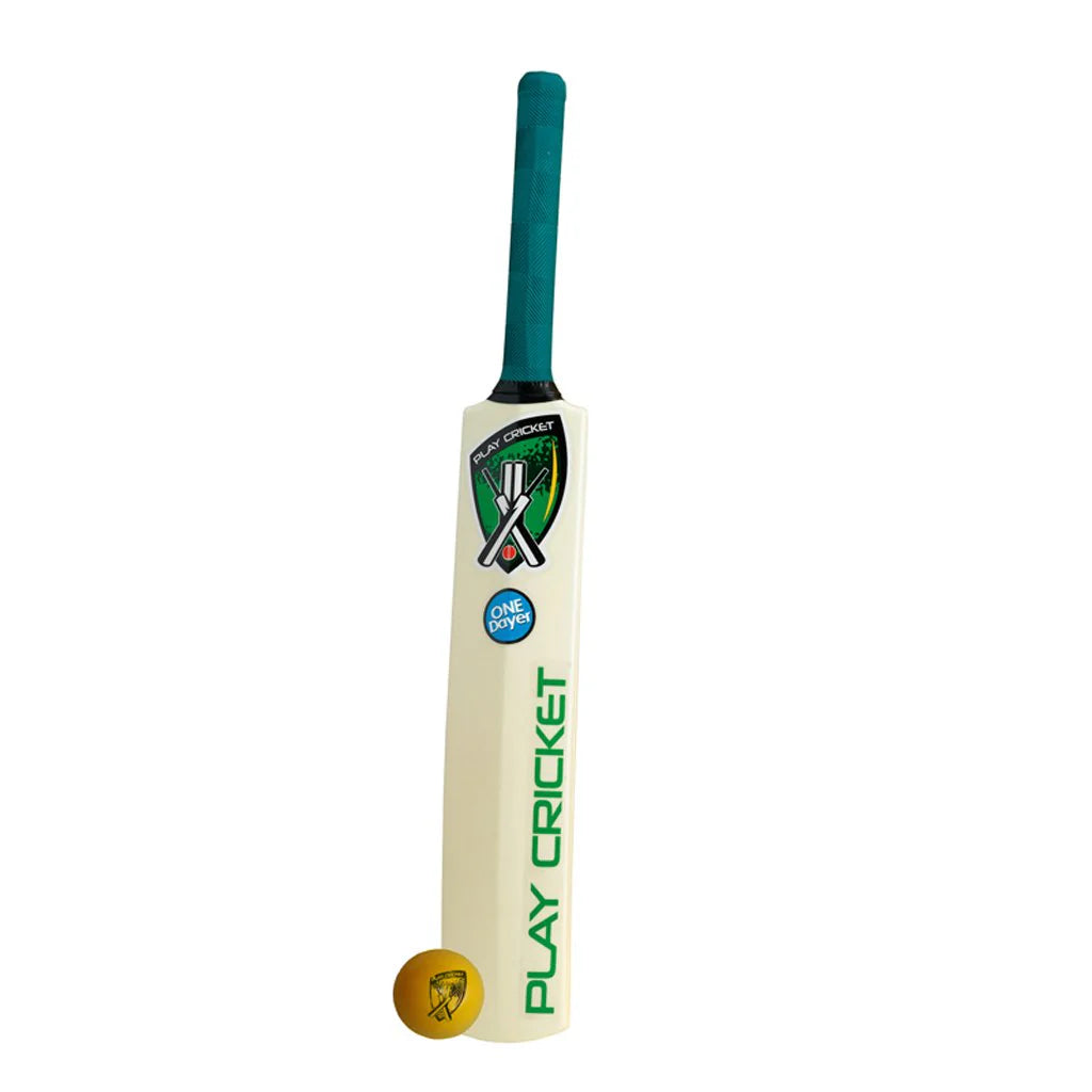 Play Cricket Plastic Bat & Ball Set