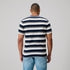 Canterbury Men's Fundamentals Striped T-Shirt - Navy/White/Green