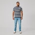Canterbury Men's Fundamentals Striped T-Shirt - Navy/White/Green