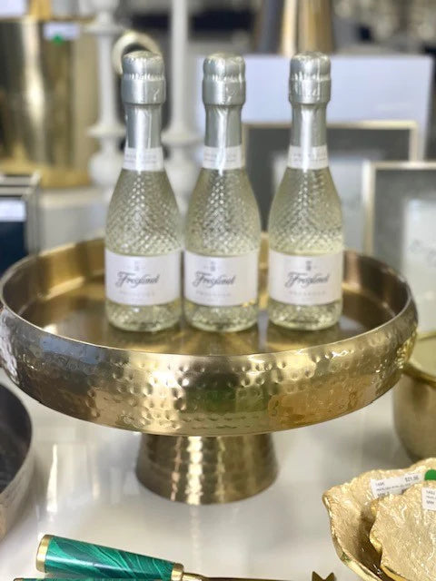 Flair Gifts & Home Gold Hammered Cake Stand - 32CM