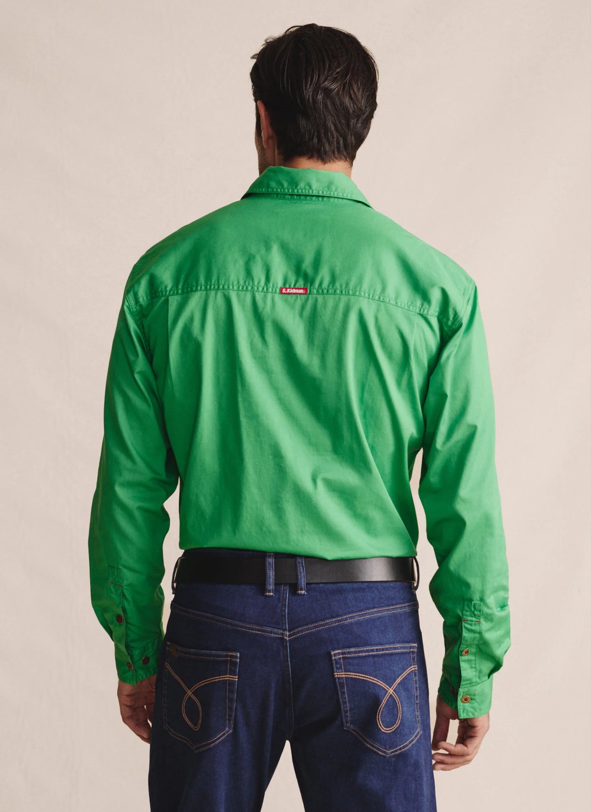 S.Kidman Men's Brockman Half Button Work Shirt - 1SHM00131