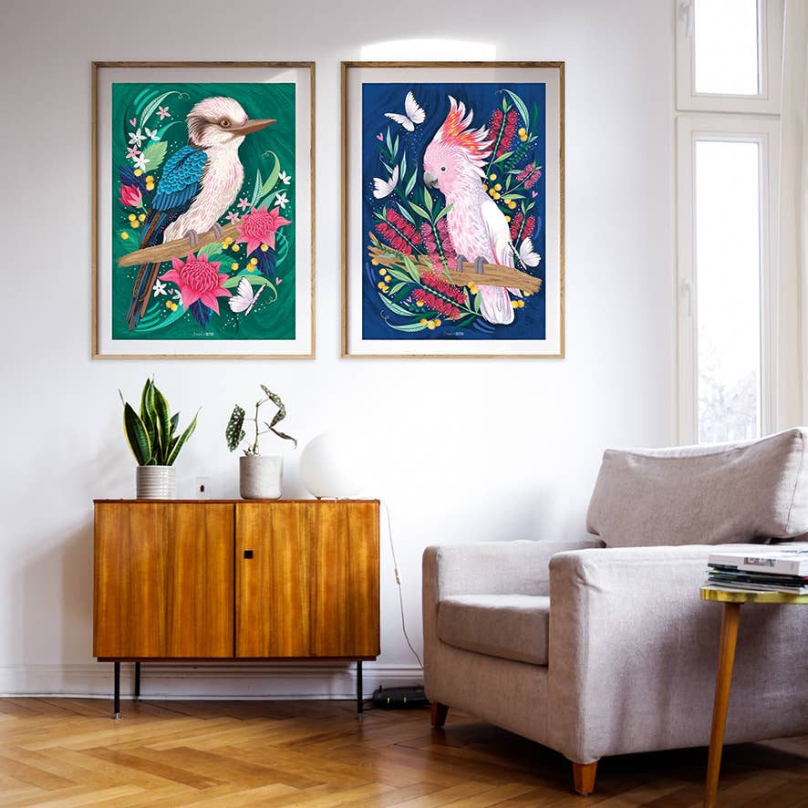 Diesel & Dutch Blue-winged Kookaburra 1000pc Wall Jigsaw Puzzle