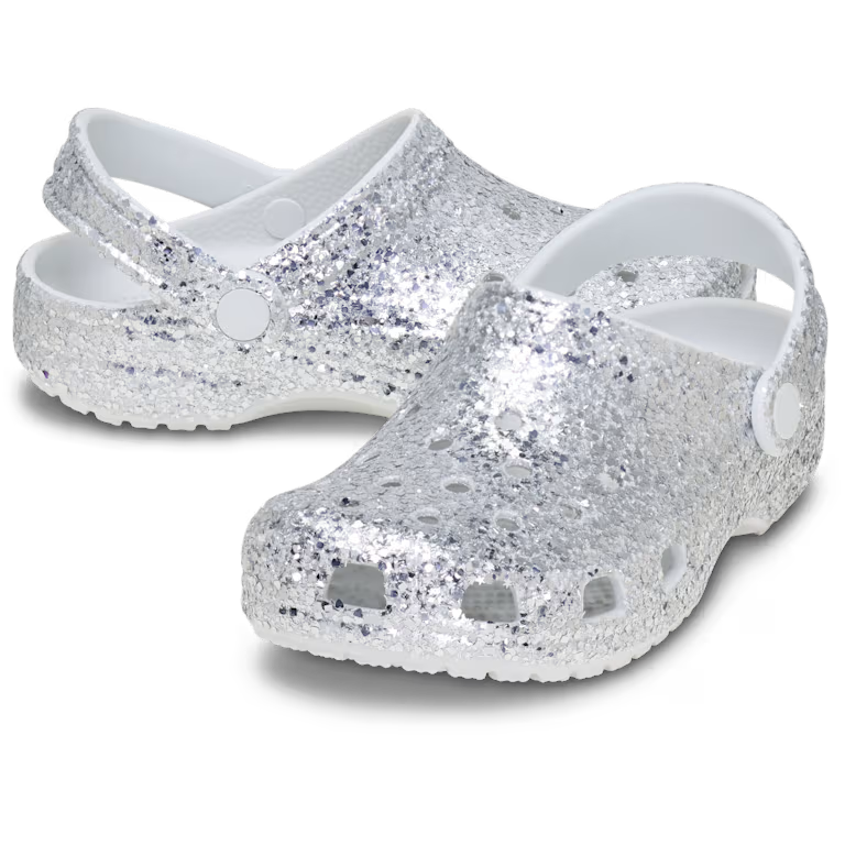 Kids' Crocs Classic Dazzle Glitter Clog