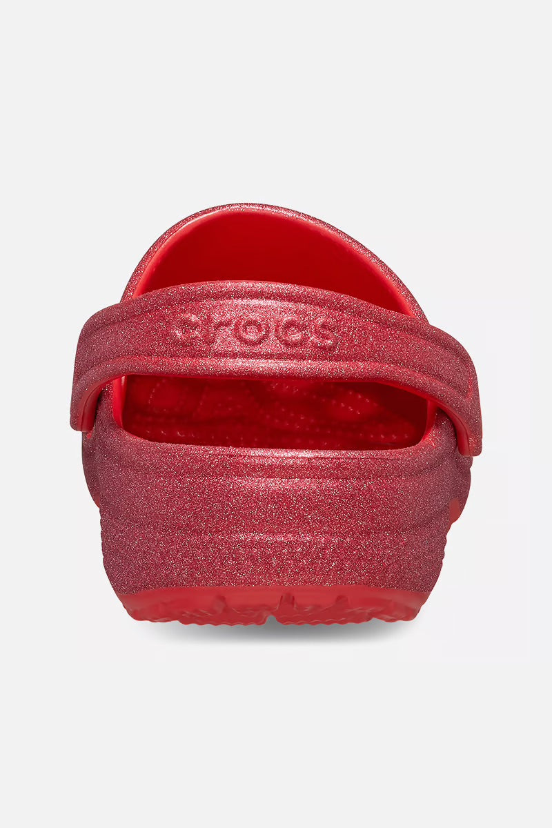 Crocs Classic Glitter Clog Cherry Red