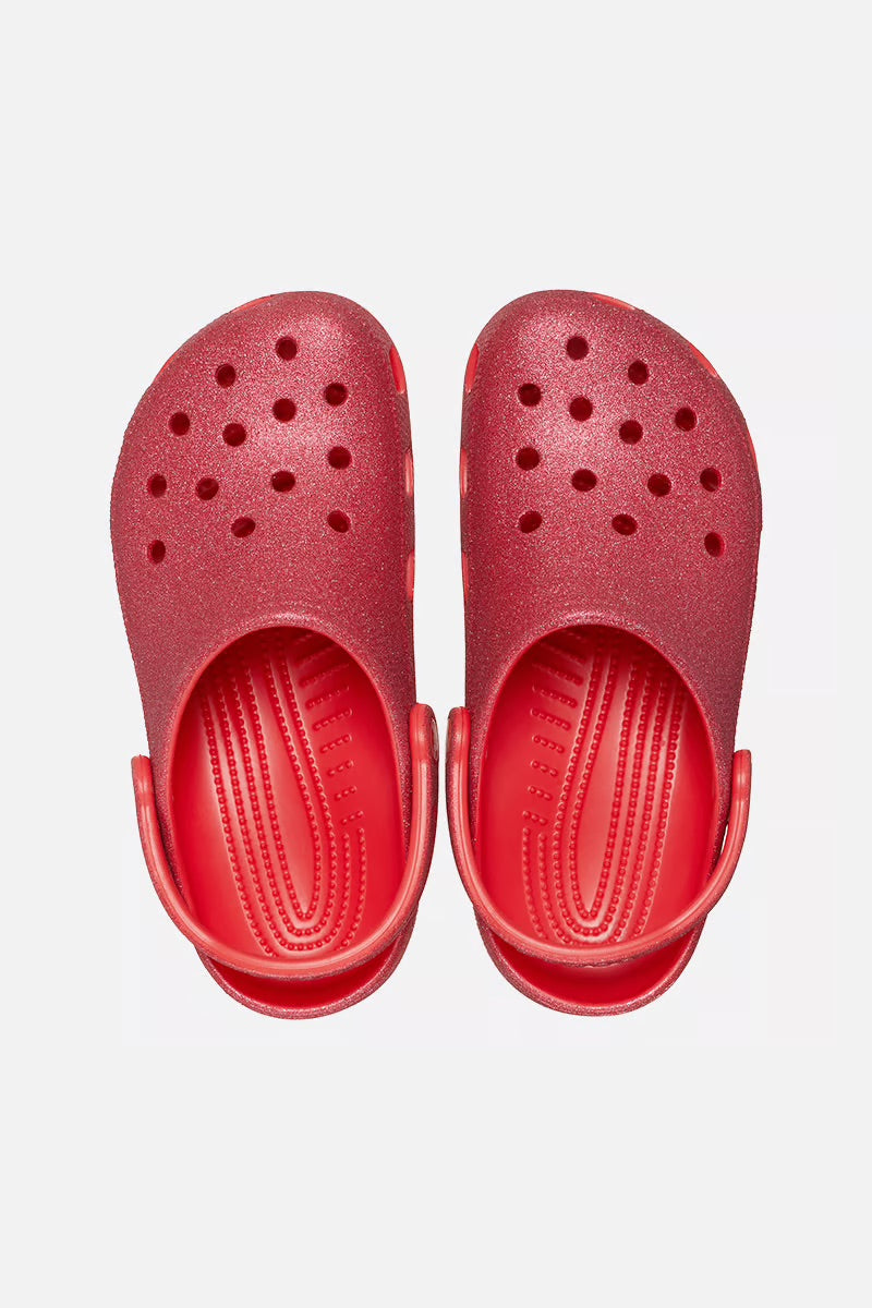 Crocs Classic Glitter Clog Cherry Red