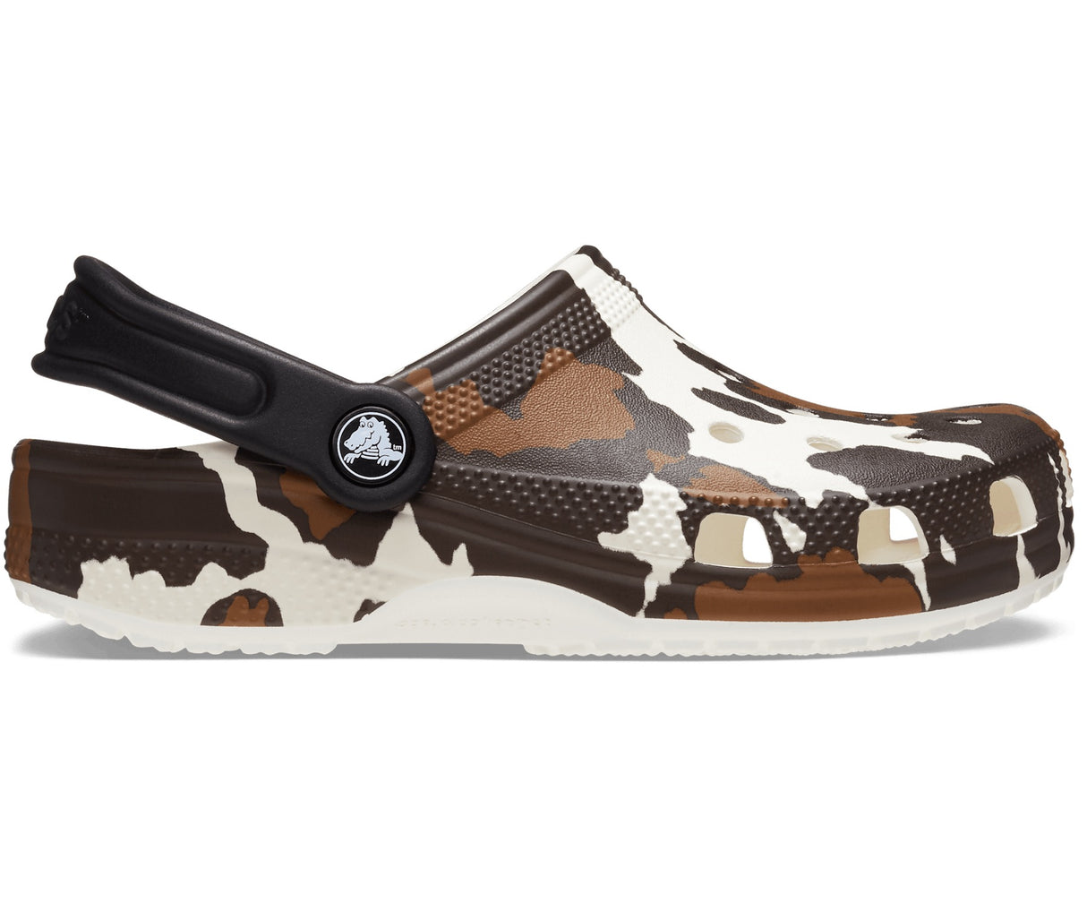 Crocs Kids Classic Cow Print Clog