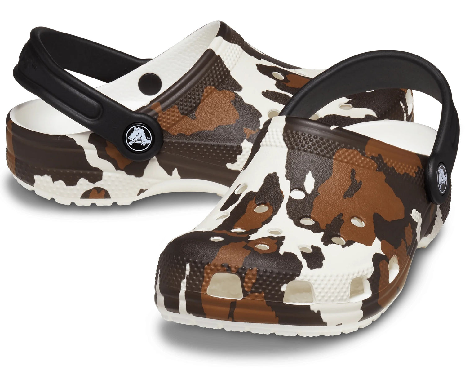Crocs Kids Classic Cow Print Clog