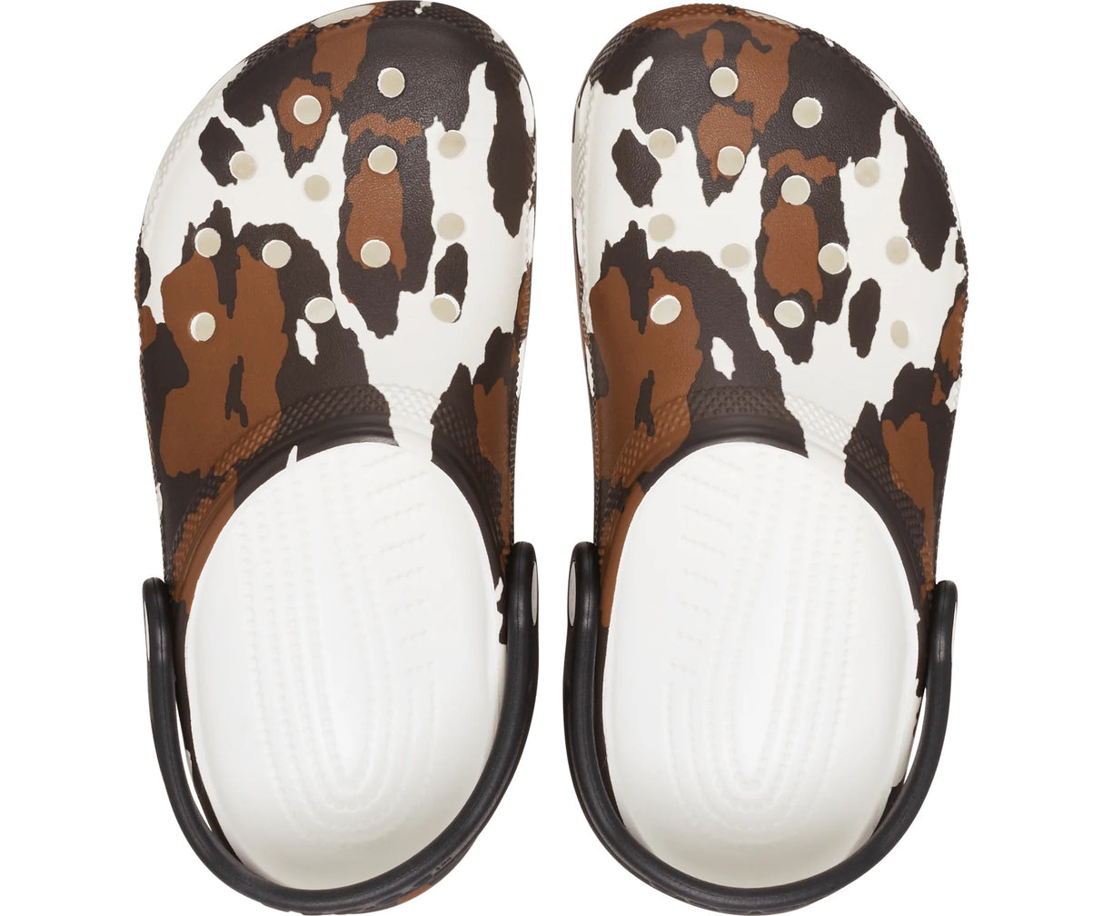 Crocs Kids Classic Cow Print Clog