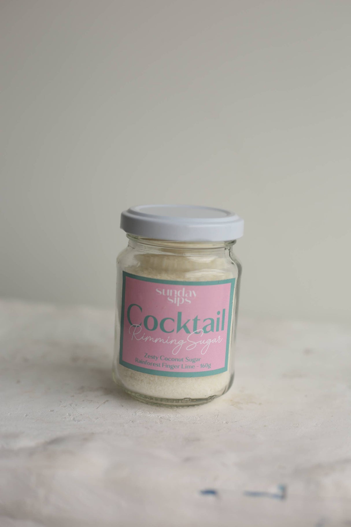 Sunday Sips Cocktail Rimming Sugar - Coconut & lime sugar