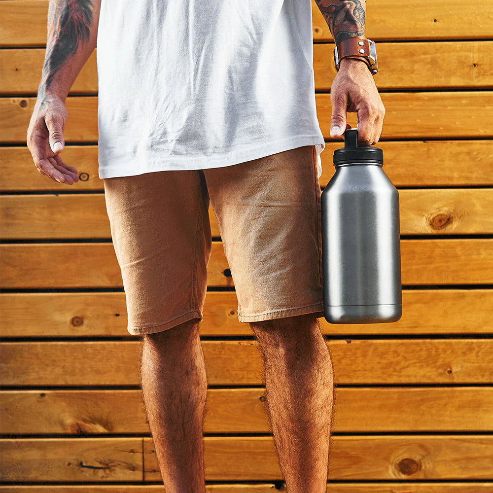 The Big Bottle - Double Walled - Stainless Steel - 1.9L