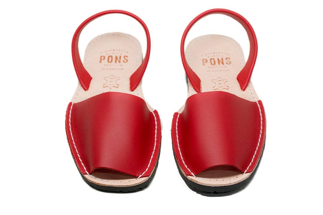 Pons Ladies Shoes - Classic Women - Red