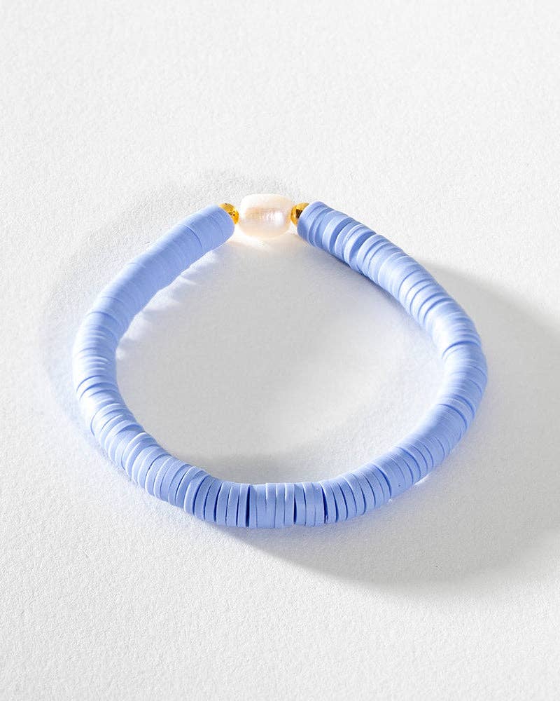 Greenwood Designs - Pearl Pop Heishi Bead Bracelet