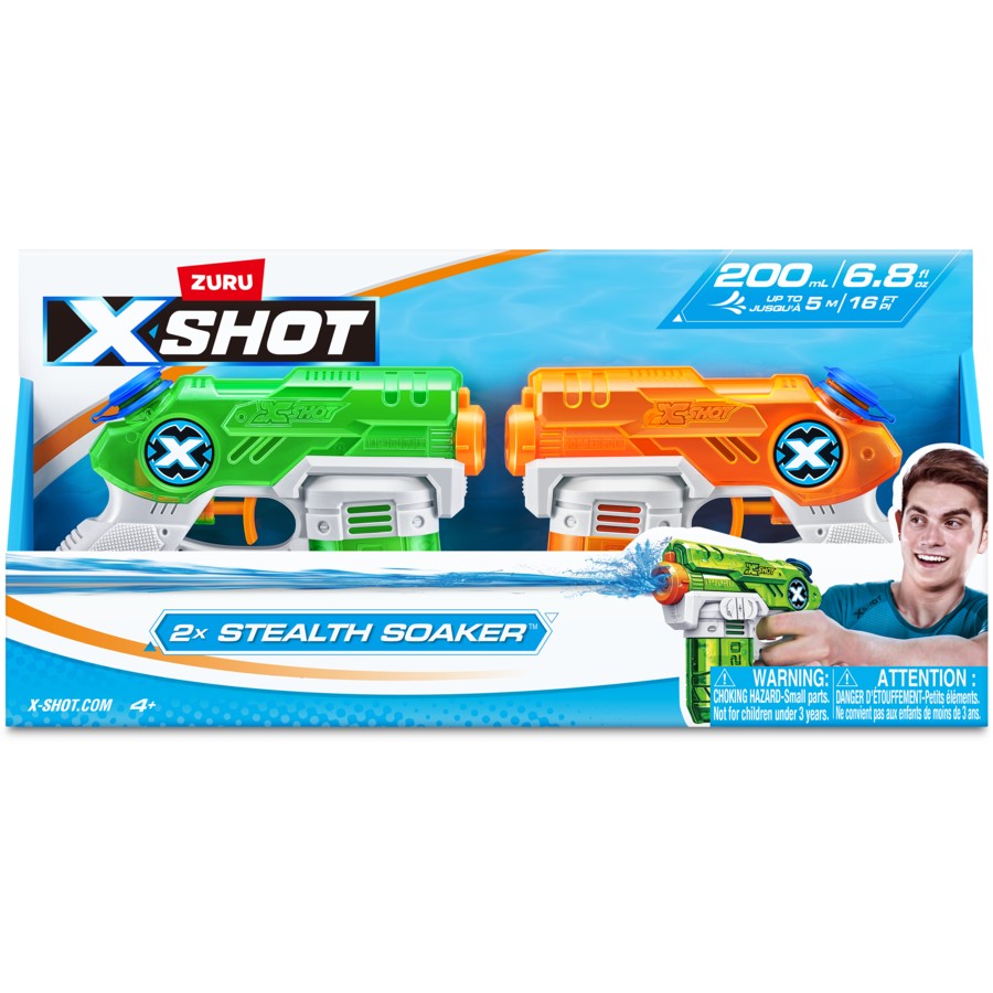 Zuru X-Shot Water Blaster - Stealth Soaker Twin Pack