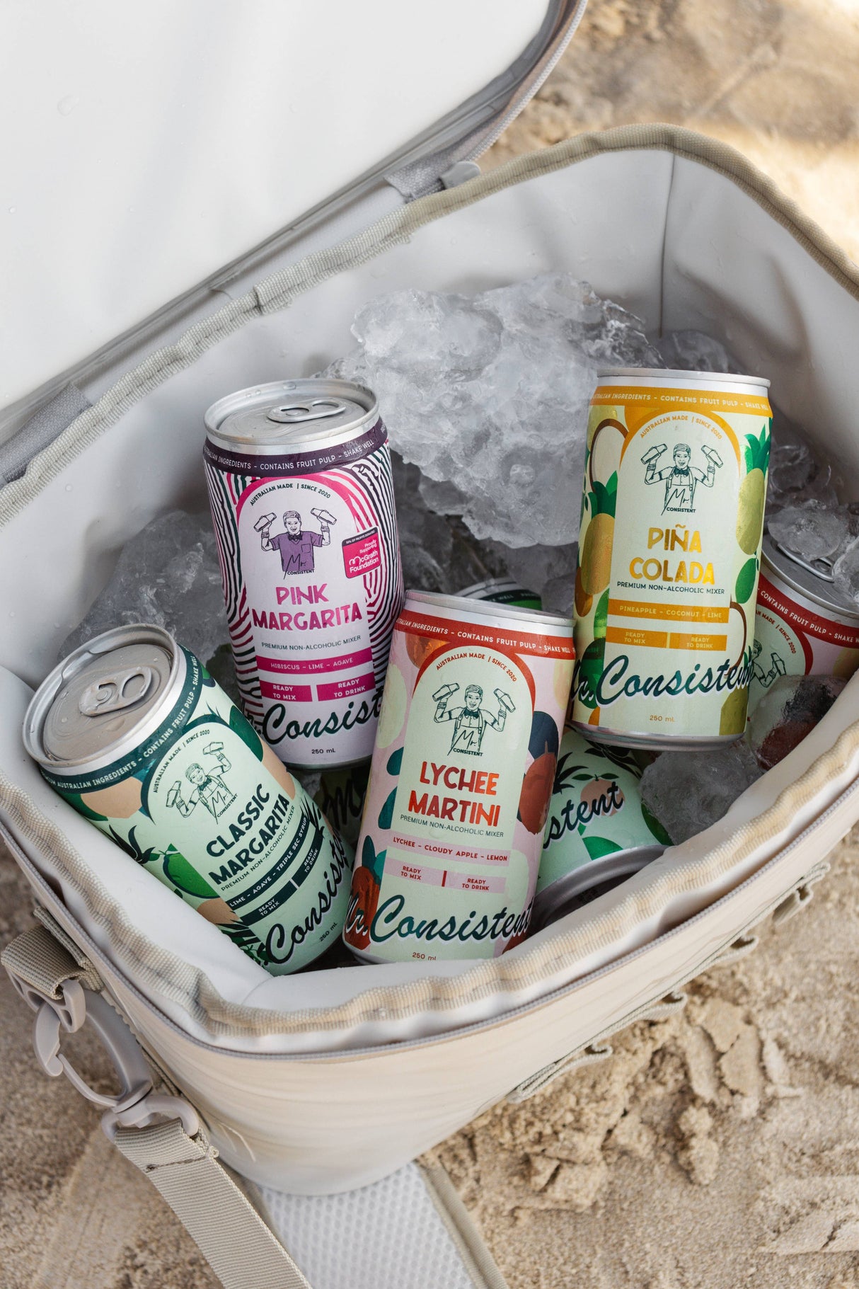 Mr Consistent Pink Margarita - 250 ml 4 Pack Cans