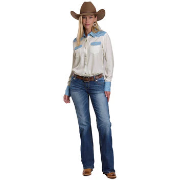 Women's Stetson Collection Long Sleeve Solid Shirt