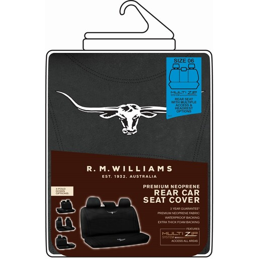 Rm Williams Premium Neoprene Rear Seat Cover