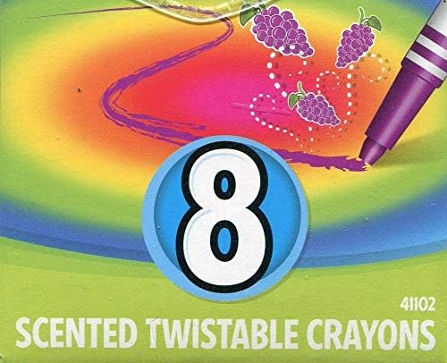 Scentos Scented Twist Up Crayons 8pk